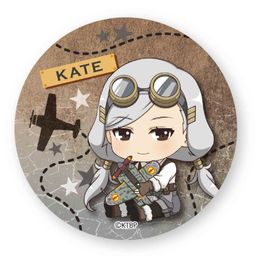 Kouya no Kotobuki Hikoutai GyuGyutto Can Badge Kate
