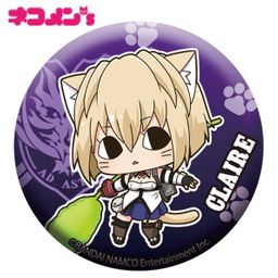 God Eater 3 Nekomens 54mm Can Badge Claire Victorious