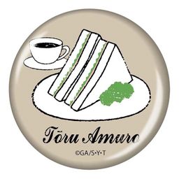 Detective Conan Motif Series Can Badge D Amuro Toru