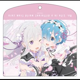 Re:Zero kara Hajimeru Isekai Seikatsu Flat Case Emilia & Rem