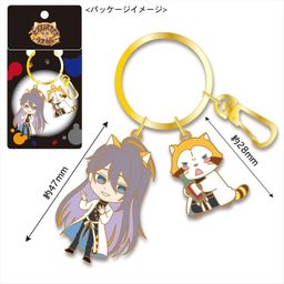 Hypnosismic x Rascal the Raccoon Key Ring Jinguji Jakurai