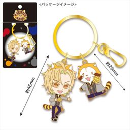 Hypnosismic x Rascal the Raccoon Key Ring Izanami Hifumi