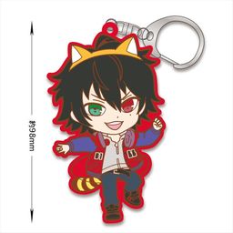 Hypnosismic x Rascal the Raccoon Rubber Key Chain Yamada Ichiro