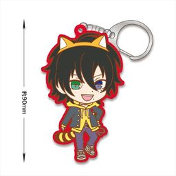 Hypnosismic x Rascal the Raccoon Rubber Key Chain Yamada Saburo