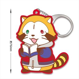 Hypnosismic x Rascal the Raccoon Rubber Key Chain Ichiro Rascal