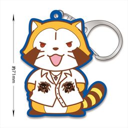 Hypnosismic x Rascal the Raccoon Rubber Key Chain Samatoki Rascal