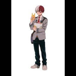 My Hero Academia Whole Body Acrylic Key Chain Donuts Todoroki (6 x 14cm)