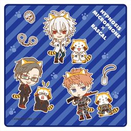 Hypnosismic x Rascal the Raccoon Hand Towel MAD TRIGGER CREW Ver. (20cm)