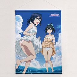 Strike the Blood III B2 Tapestry Yukina & Nagisa / Sea (51x72cm)