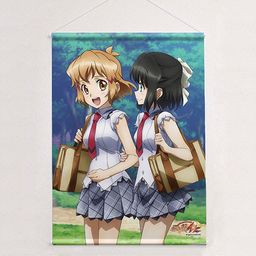 Senki Zesshou Symphogear AXZ Original Illustration B2 Tapestry Hibiki & Miku / School Uniform (51x72cm)