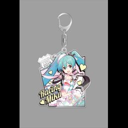 Hatsune Miku GT Project Hatsune Miku Racing Ver. 2019 Deka Acrylic Key Chain 1