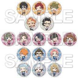 The Idolmaster SideM: Wake Atte Mini!  Trading Hologram Can Badge Ver. A [SET OF 16]