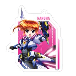 Magical Girl Lyrical Nanoha Detonation Acrylic Key Chain Takamachi Nanoha