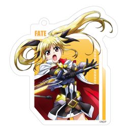 Magical Girl Lyrical Nanoha Detonation Acrylic Key Chain Fate T. Harlaown