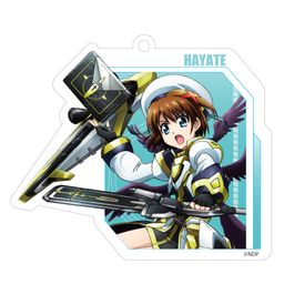 Magical Girl Lyrical Nanoha Detonation Acrylic Key Chain Yagami Hayate