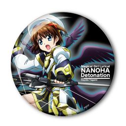Magical Girl Lyrical Nanoha Detonation Can Badge Yagami Hayate