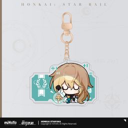 Luocha Pom-Pom Exhibition Series Theme Acrylic Key Chain (6,5cm ...