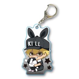 Cells at Work! GyuGyutto Acrylic Key Chain Usamimi Ver. Killer T Cell