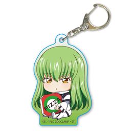 Code Geass Lelouch of the Rebellion GyuGyutto Acrylic Key Chain C.C.
