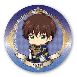 Code Geass Lelouch of the Rebellion GyuGyutto Can Badge Kururugi Suzaku