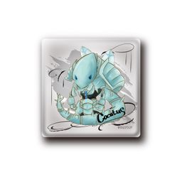 Overlord III Square Can Badge Cocutus