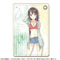 Seishun Buta Yaro wa Bunny Girl-senpai no Yume wo Minai Leather Pass Case Design 08 Sakurajima Mai C