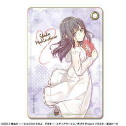 Seishun Buta Yaro wa Bunny Girl-senpai no Yume wo Minai Leather Pass Case Design 06 Makinohara Shoko
