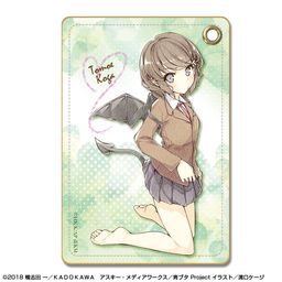 Seishun Buta Yaro wa Bunny Girl-senpai no Yume wo Minai Leather Pass Case Design 02 Koga Tomoe A