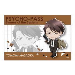 Psycho-Pass Sinners of the System TEKUTOKO Big Square Can Badge Masaoka Tomomi