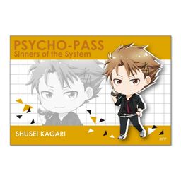 Psycho-Pass Sinners of the System TEKUTOKO Big Square Can Badge Kagari Shusei