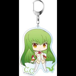 Code Geass Lelouch of the Re;Surrection Deka Key Chain Puni Chara C.C. Pilot Suit Ver.