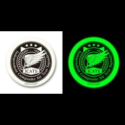 Girly Air Force I.C.A.T.S. Unit High Luminous Can Badge