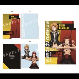 My Hero Academia 3 Pocket Clear File -Battle- Kirishima & Kaminari
