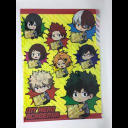 My Hero Academia GyuGyutto Clear File 3 Pocket School Uniform Ver. B