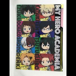 My Hero Academia GyuGyutto Clear File 3 Pocket School Uniform Ver. A