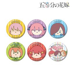 The Quintessential Quintuplets Trading Chibi Character Can Badge [SET OF 6]