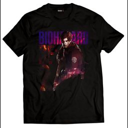Resident Evil 2 T-shirt Leon S. Kennedy Black (M/L/XL Size)