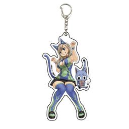 Deka Acrylic Key Chain Edens Zero 02 Rebecca & Happy