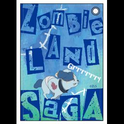 Zombie Land Saga Leather Pass Case D