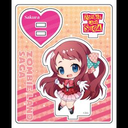 Zombie Land Saga Acrylic Diorama Minamoto Sakura Idol Ver.