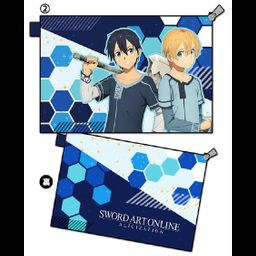 Sword Art Online -Alicization- Water-repellent Pouch Kirito & Eugeo