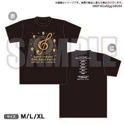 Girls Band Party! (GaruParty) 2019 T-Shirt - Bang Dream x Revue Starlight Collaboration  (M/L/XL Size)