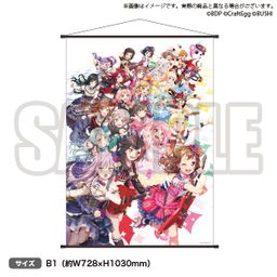 Girls Band Party! (GaruParty) 2019 B1 Big Size Tapestry - Bang Dream x Revue Starlight Collaboration