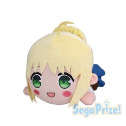 Mega Jumbo Nesoberi Nuigurumi Plush Saber - Emiya-san Chi no Kyou no Gohan (40x22cm)