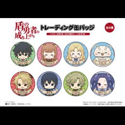 The Rising of the Shield Hero Trading Can Badge [SET OF 8]