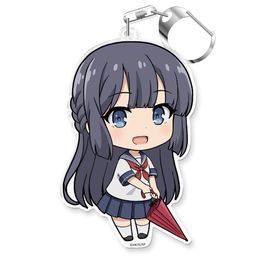 Seishun Buta Yaro wa Bunny Girl-senpai no Yume wo Minai Puni Colle! Key Chain Makinohara Shoko Junior High School Student Ver.