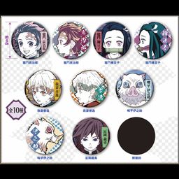 Demon Slayer: Kimetsu no Yaiba Trading Can Badge [SET OF 10]