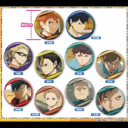 Haikyu!! Passion Can Badge 4 [SET OF 10]