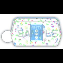 Natsume Yuujinchou Movie: Utsusemi ni Musubu Blue Flower Pattern Pouch