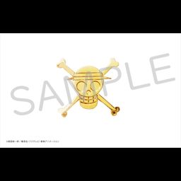 One Piece Pirate Flag Gold Pins Luffy